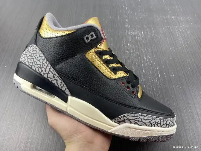 80% Off Sale CK9246-067 WMNS 3 Air Jordan Gold Black 0512